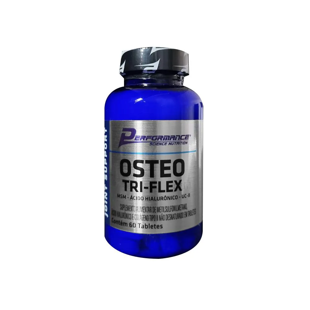 Osteo Tri-Flex MSM Ácido Hialurônico e Colágeno Tipo II – 60 Tabletes