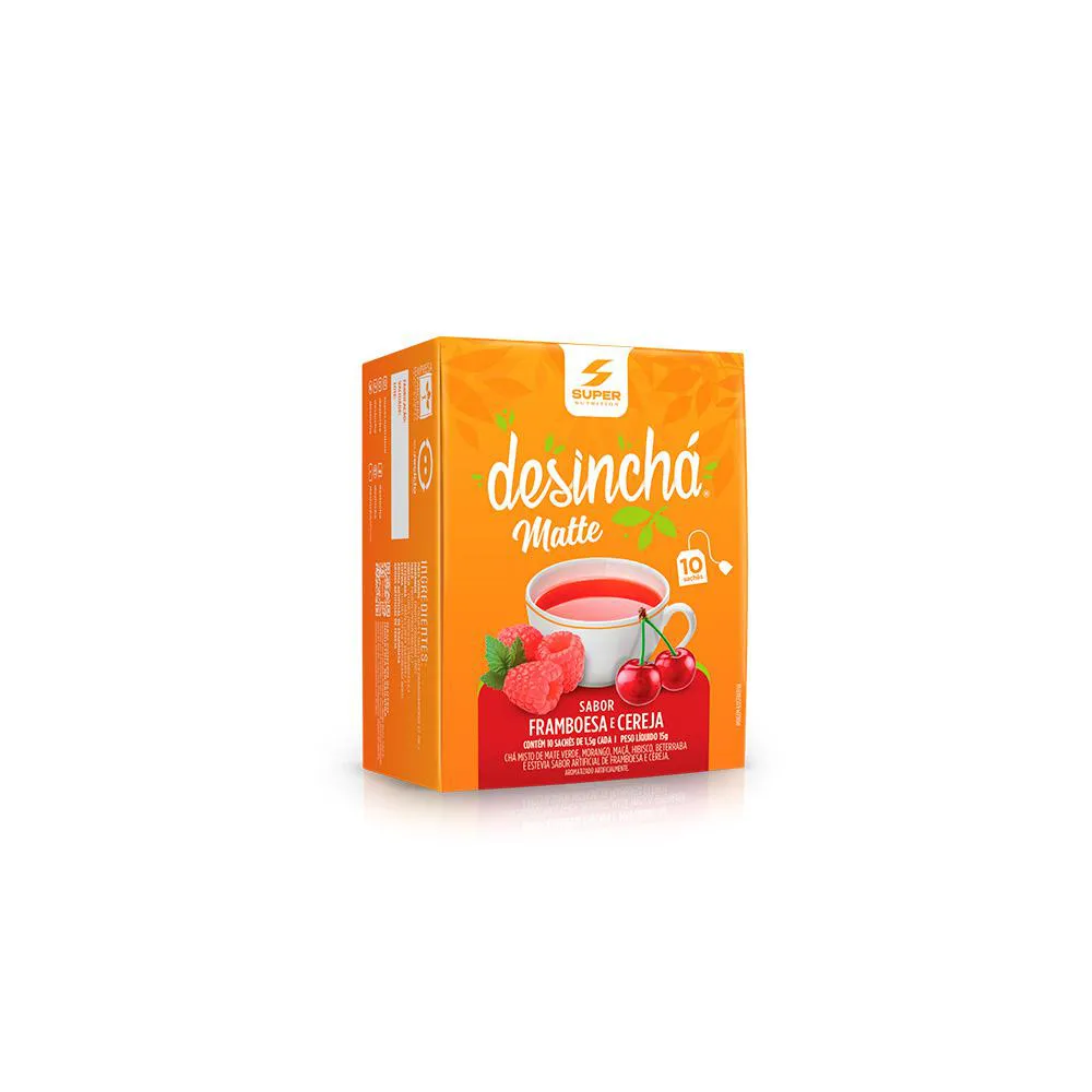Desinchá Matte Framboesa e Cereja (10 sachês)