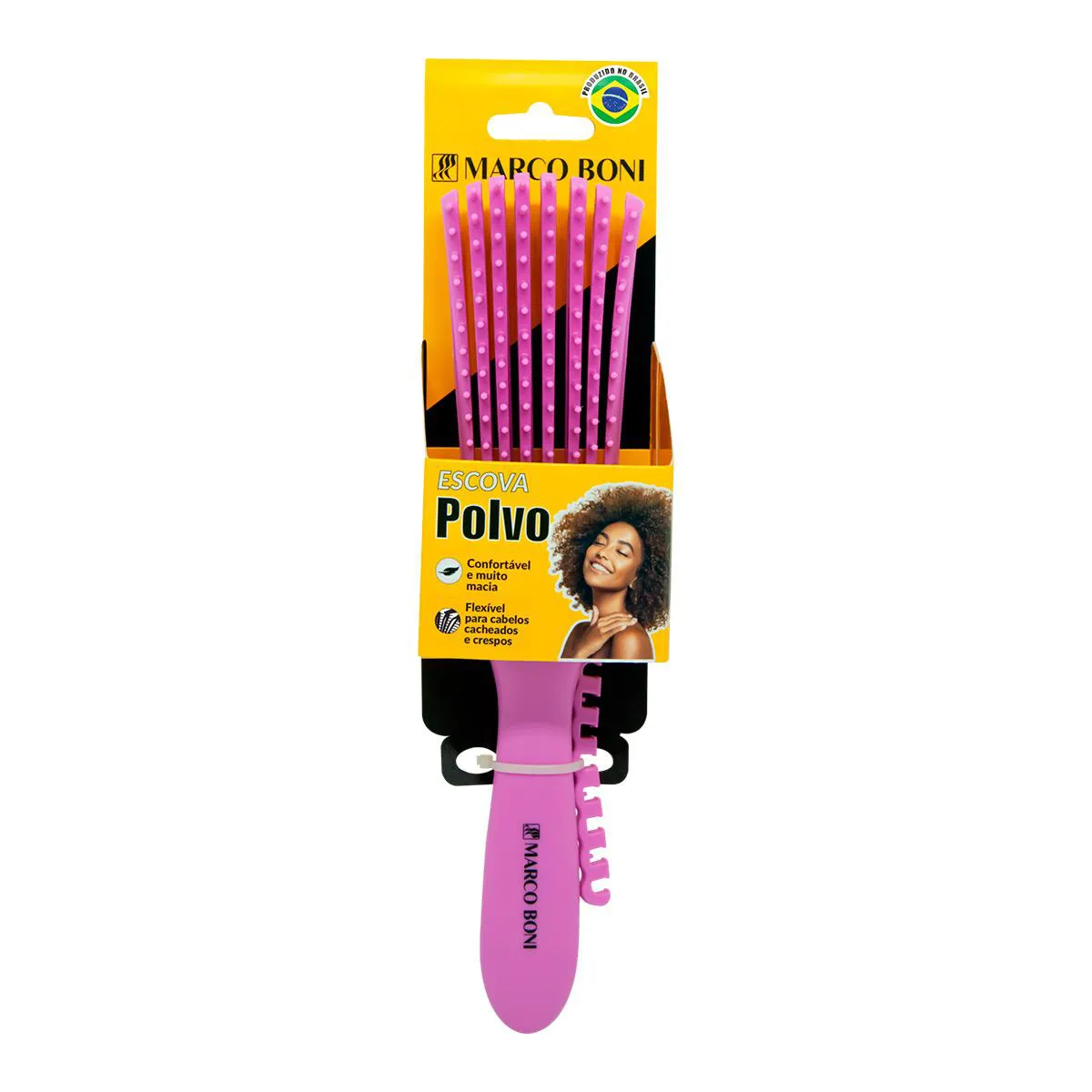 Escova de Cabelo Marco Boni Polvo Diversas - 1 unidade