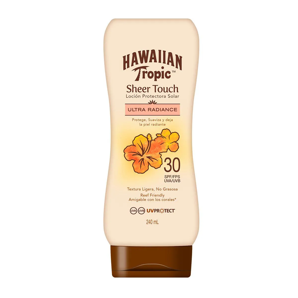 Protetor Solar Hawaiian Tropic Sheer Touch Ultra Radiance FPS 50+ Loção 240ml