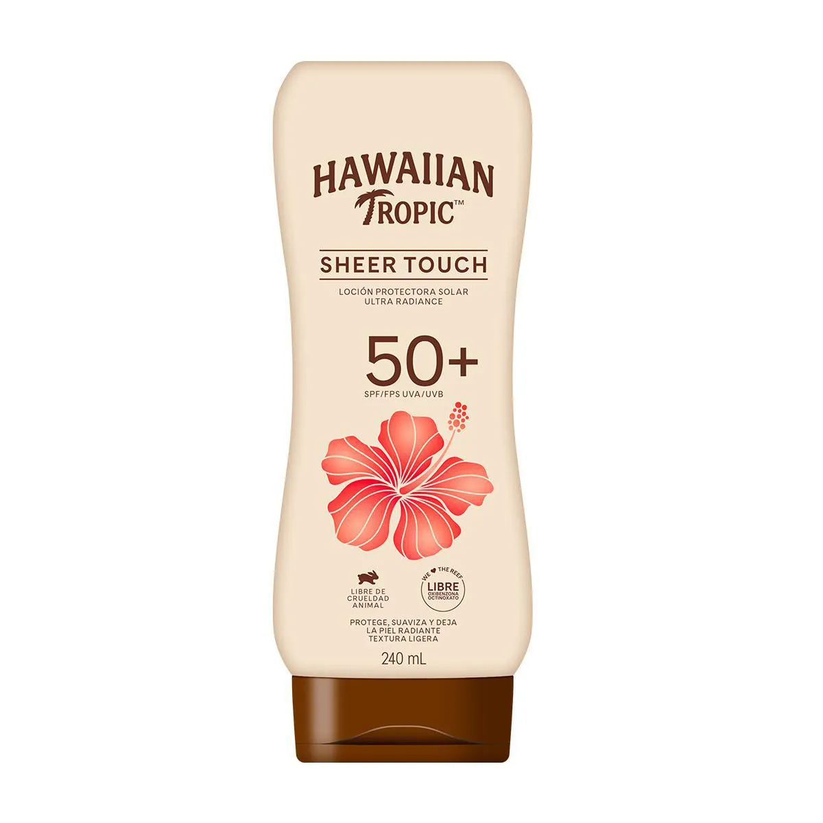 Protetor Solar Hawaiian Tropic Sheer Touch Ultra Radiance FPS 50+ Loção 240ml