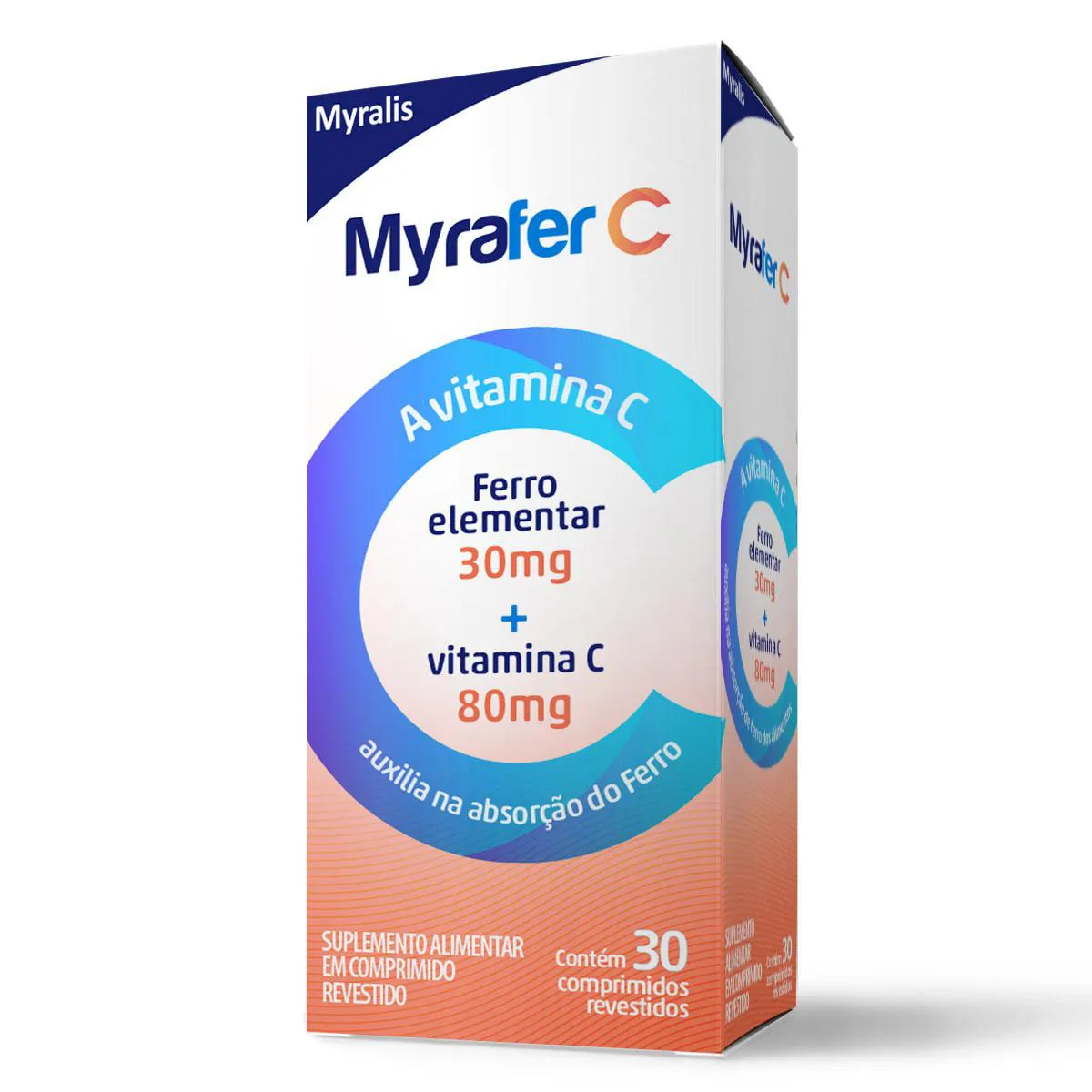 Polivitamínico Myrafer C 30 comprimidos