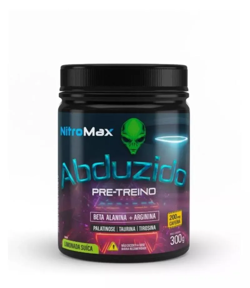 Abduzido Pre Treino Nitro Max Limonada Suica 300g