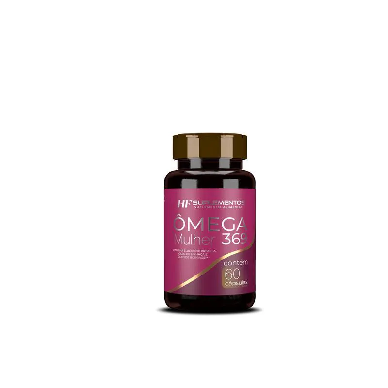 Omega 3 6 9 Mulher Hf Suplementos 60capsulas