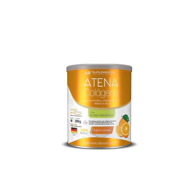 COLAGENO ATENA VERISOL+ACIDO HIALURONICO SABOR LARANJA