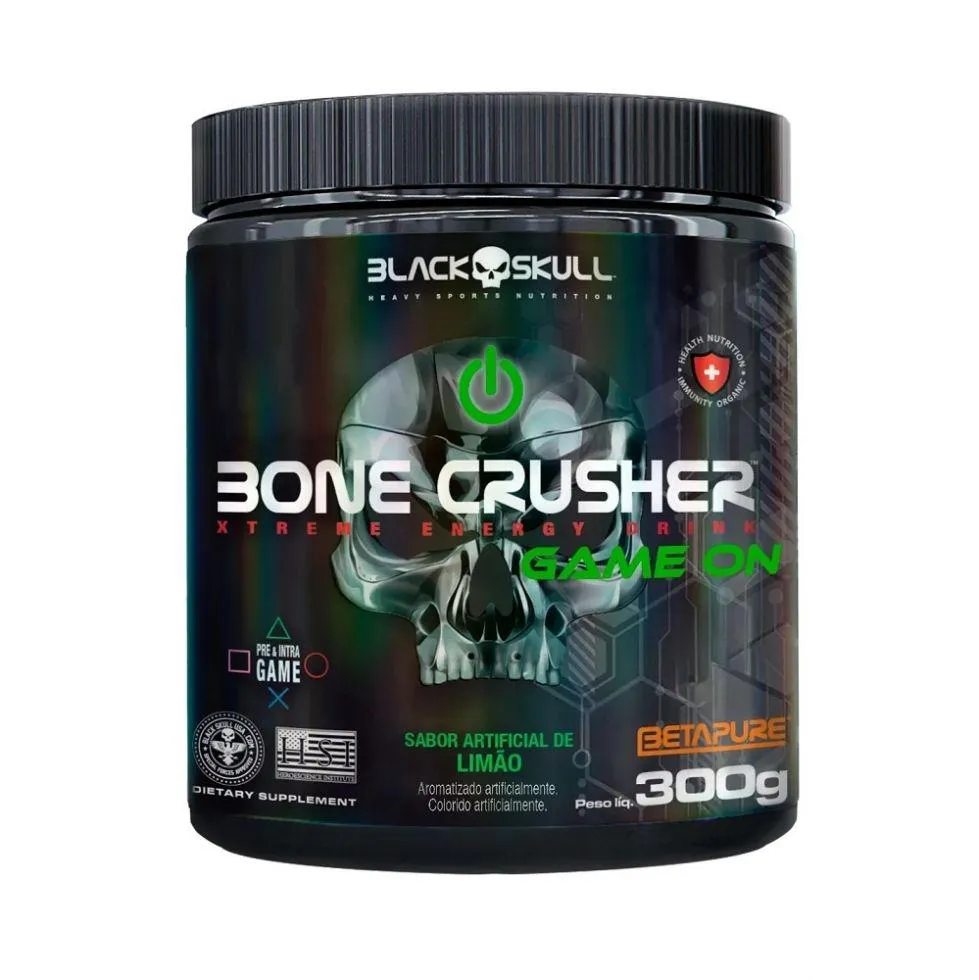 Bone Crusher Game On (300g) - Sabor: Limão