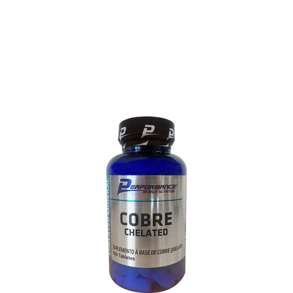 Cobre Quelato 100 Tabletes - Performance Nutrition