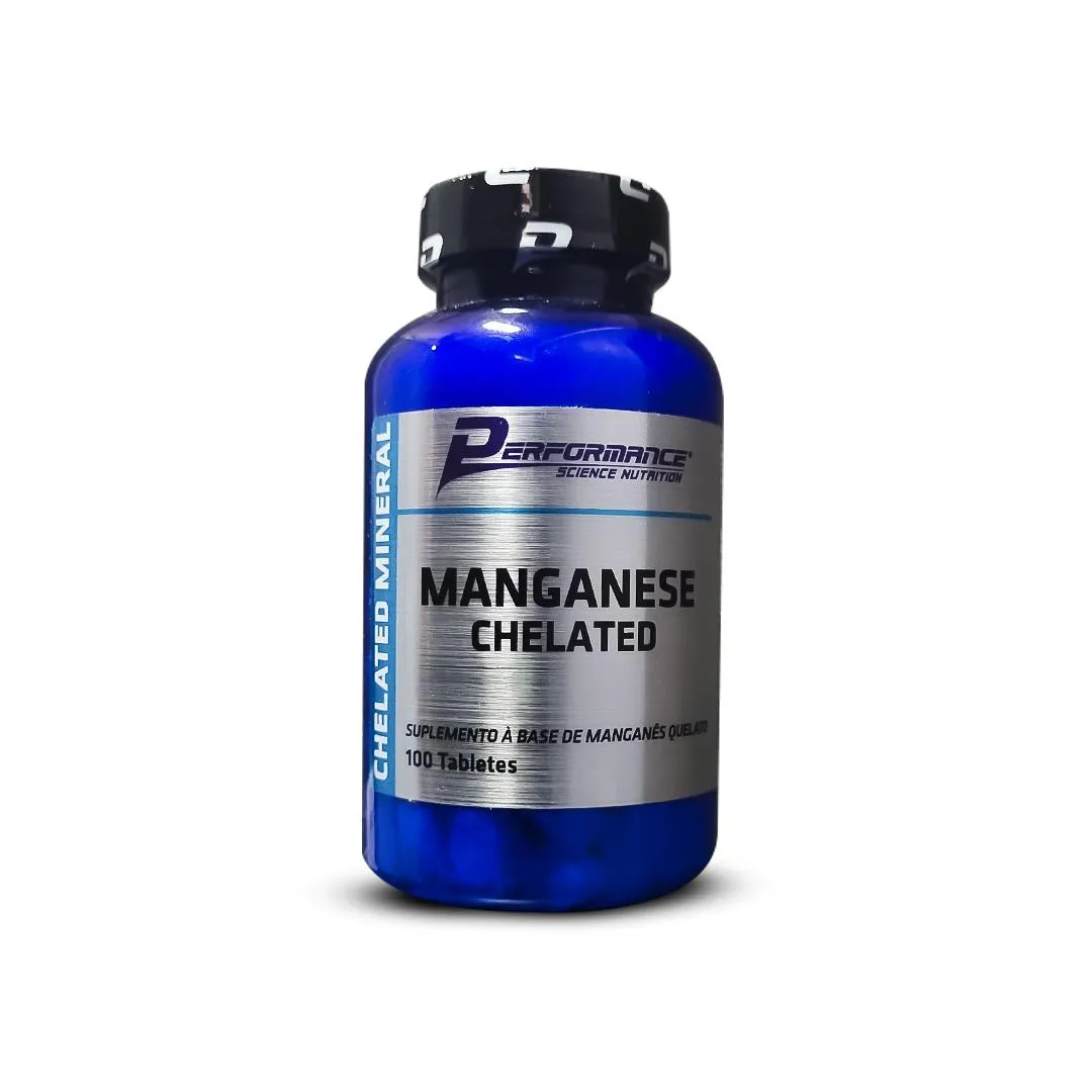 Manganês Quelato 100 Tabletes - Performance Nutrition