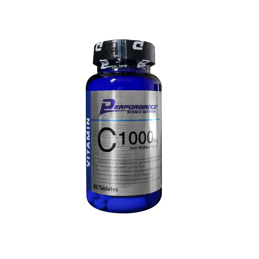 Vitamina C 1000Mg em Tabletes - Performance Nutrition 30 Tabs