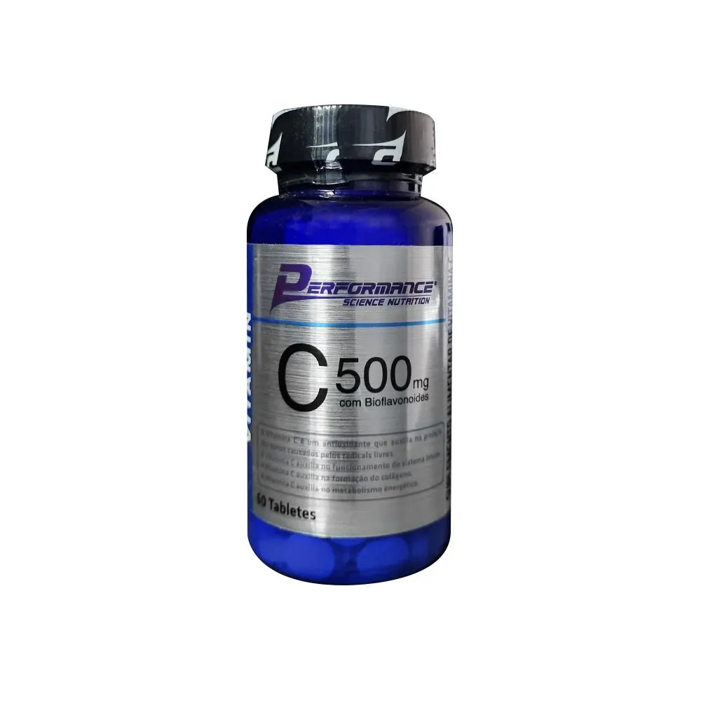 Vitamina C 500Mg em Tabletes - Performance Nutrition 60 Tabs