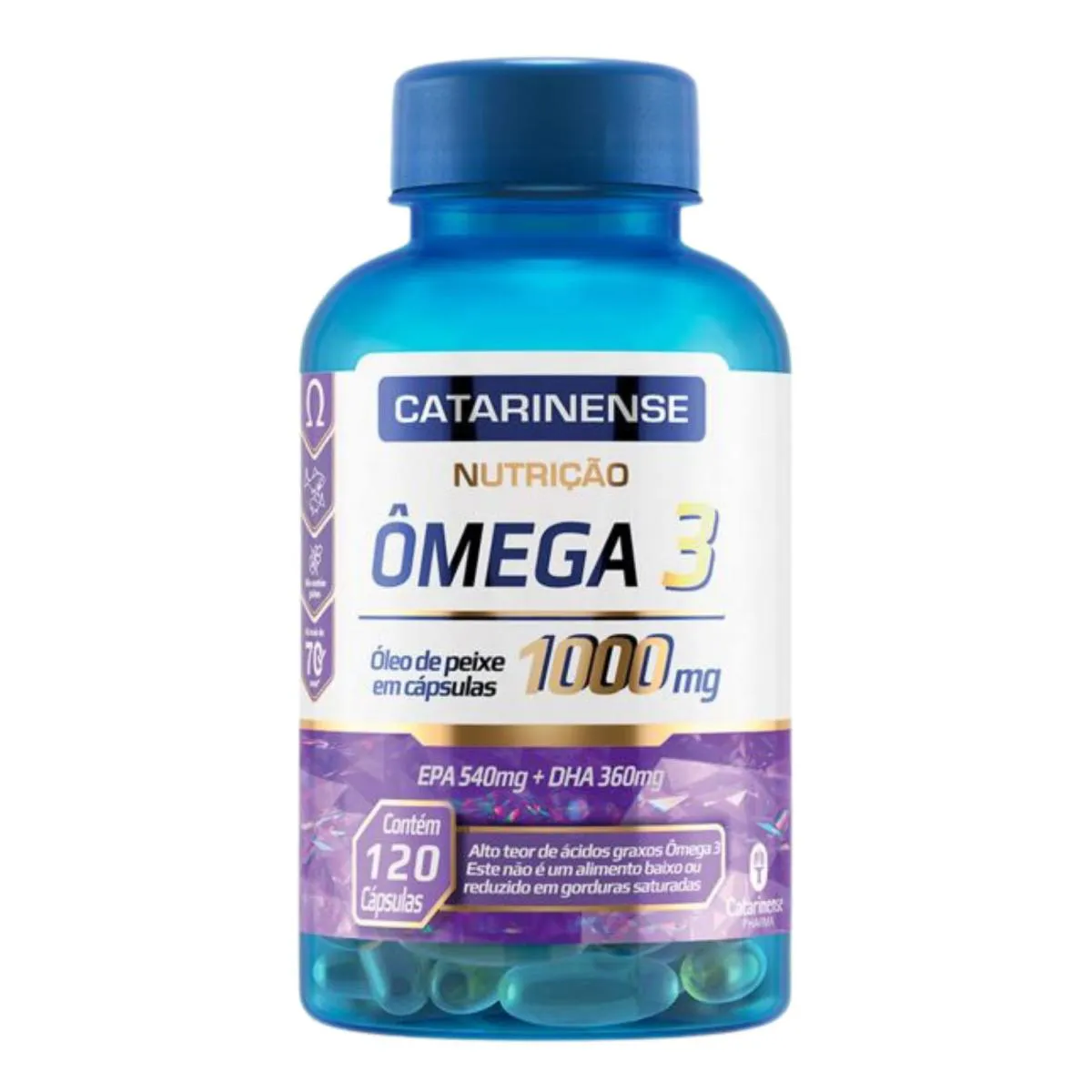 Suplemento Nutrição Ômega 3 Nutrição 1000mg – Catarinense