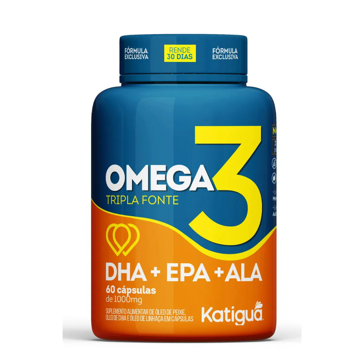 Omega 3 Tripla Fonte 1000MG 60CAPS Natural