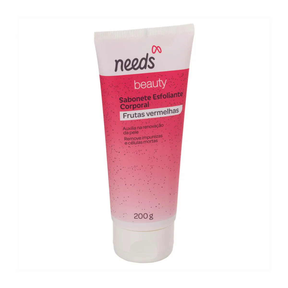 Sabonete Esfoliante Needs Beauty Frutas Vermelhas 200g