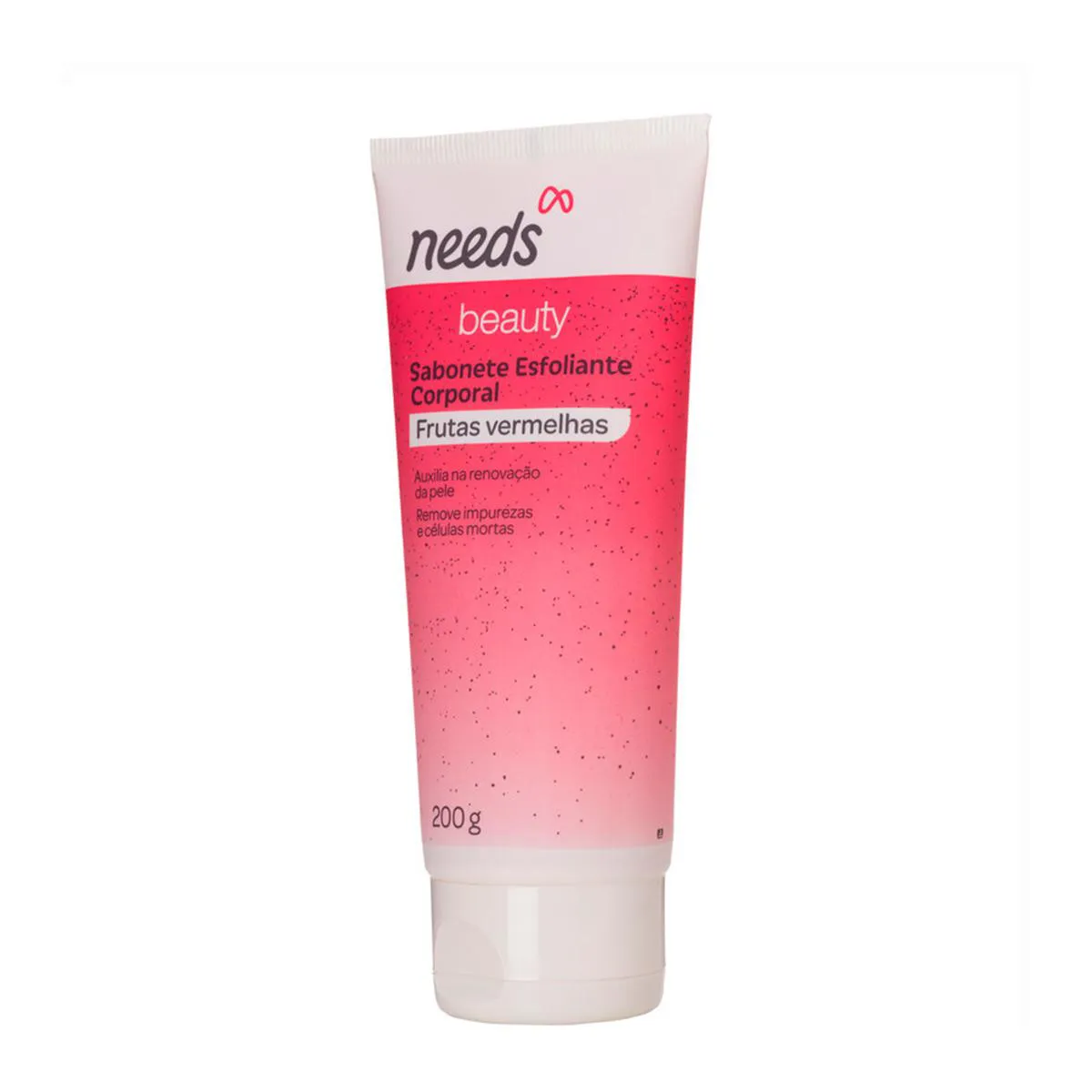 Sabonete Esfoliante Needs Beauty Frutas Vermelhas 200g