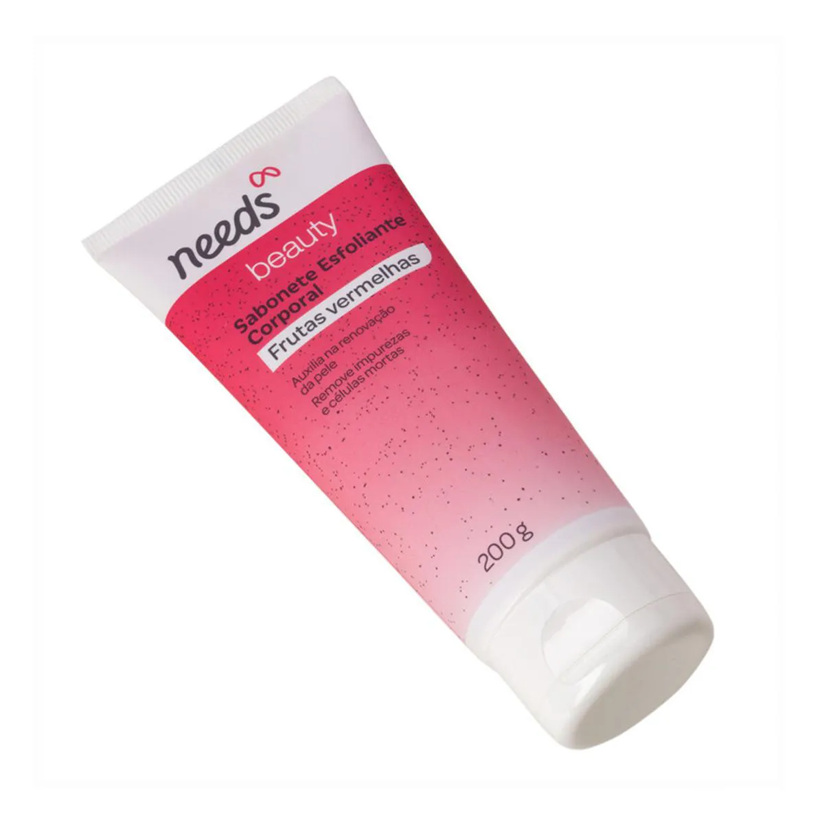 Sabonete Esfoliante Needs Beauty Frutas Vermelhas 200g