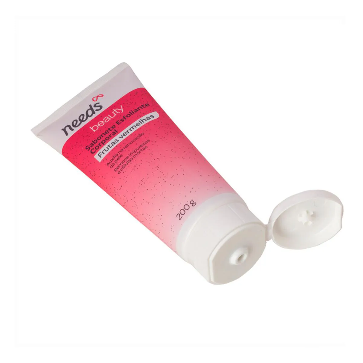 Sabonete Esfoliante Needs Beauty Frutas Vermelhas 200g