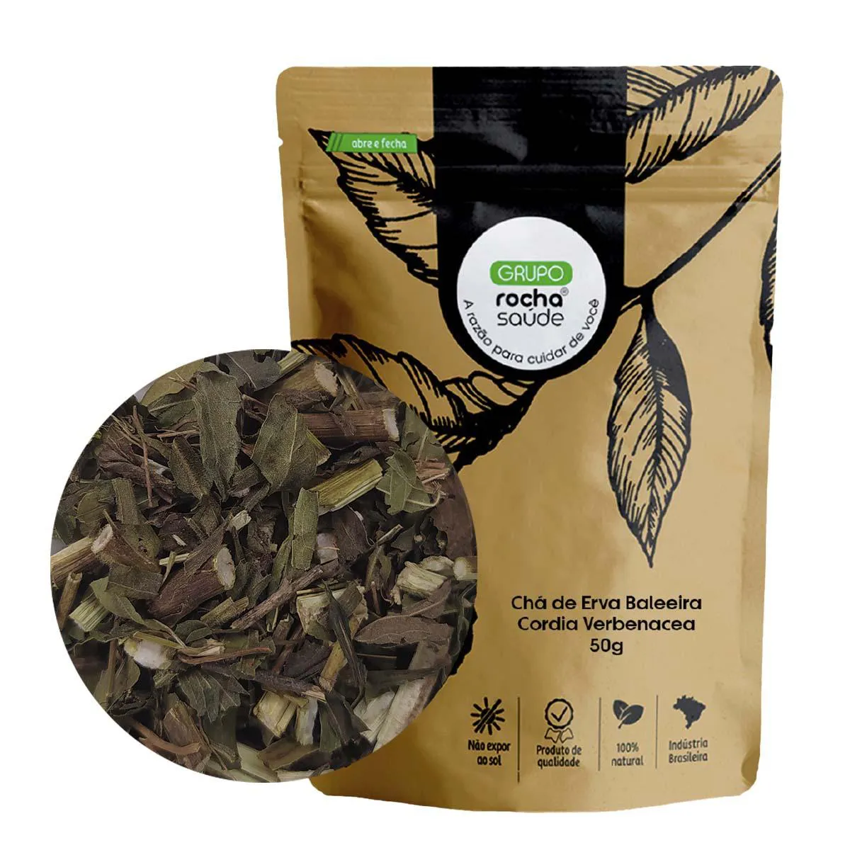 Chá de Erva Baleeira - Cordia Verbenacea. 50G