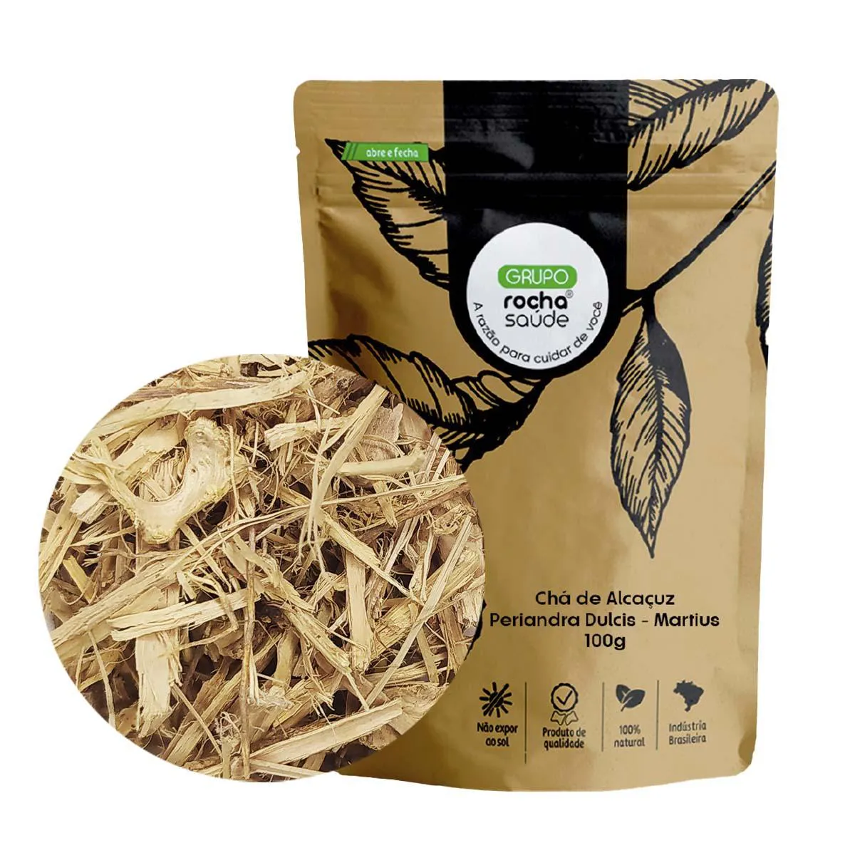 Chá de Alcaçuz - Periandra Dulcis - Martius - 100G