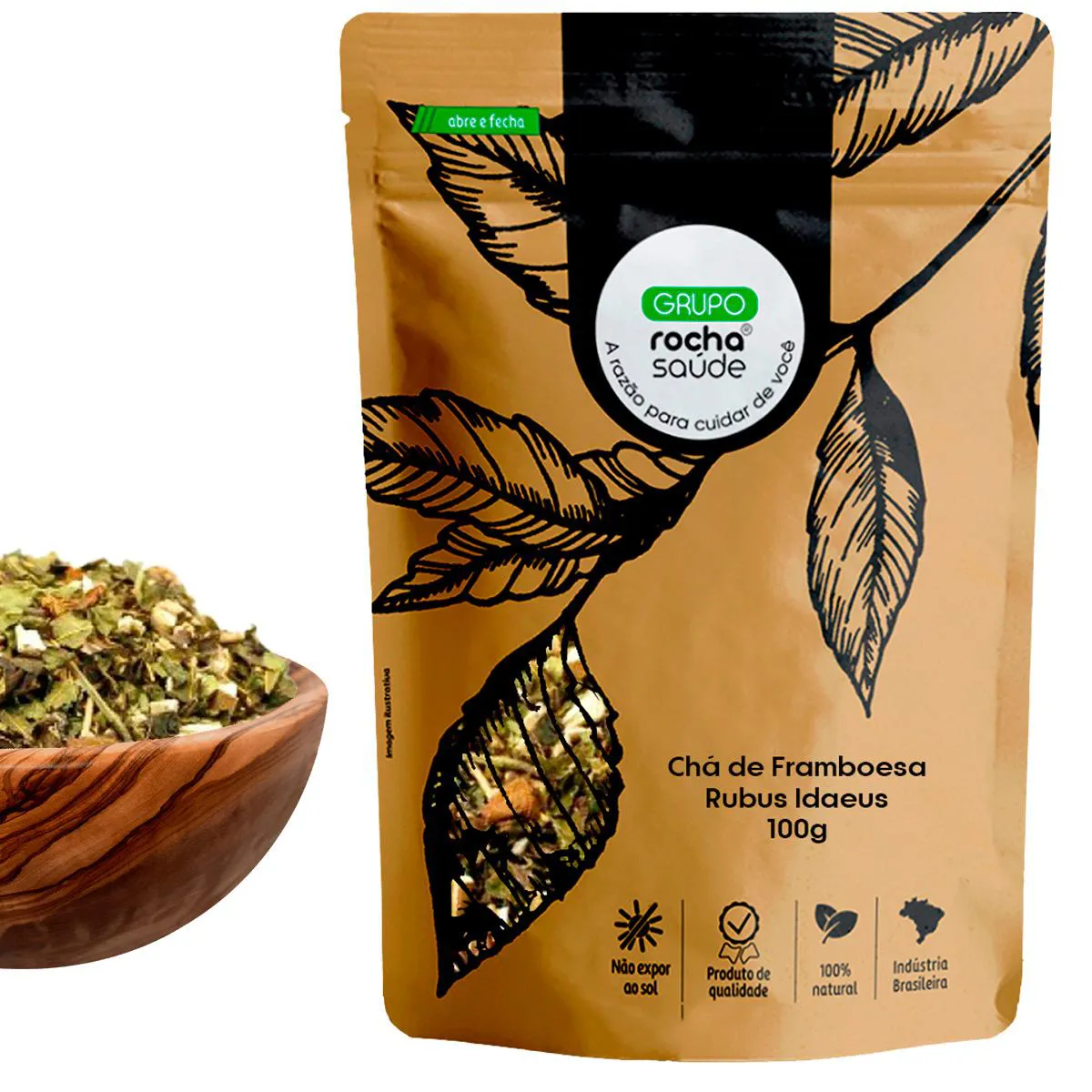 Chá de Framboesa - Rubus Idaeus - 50G