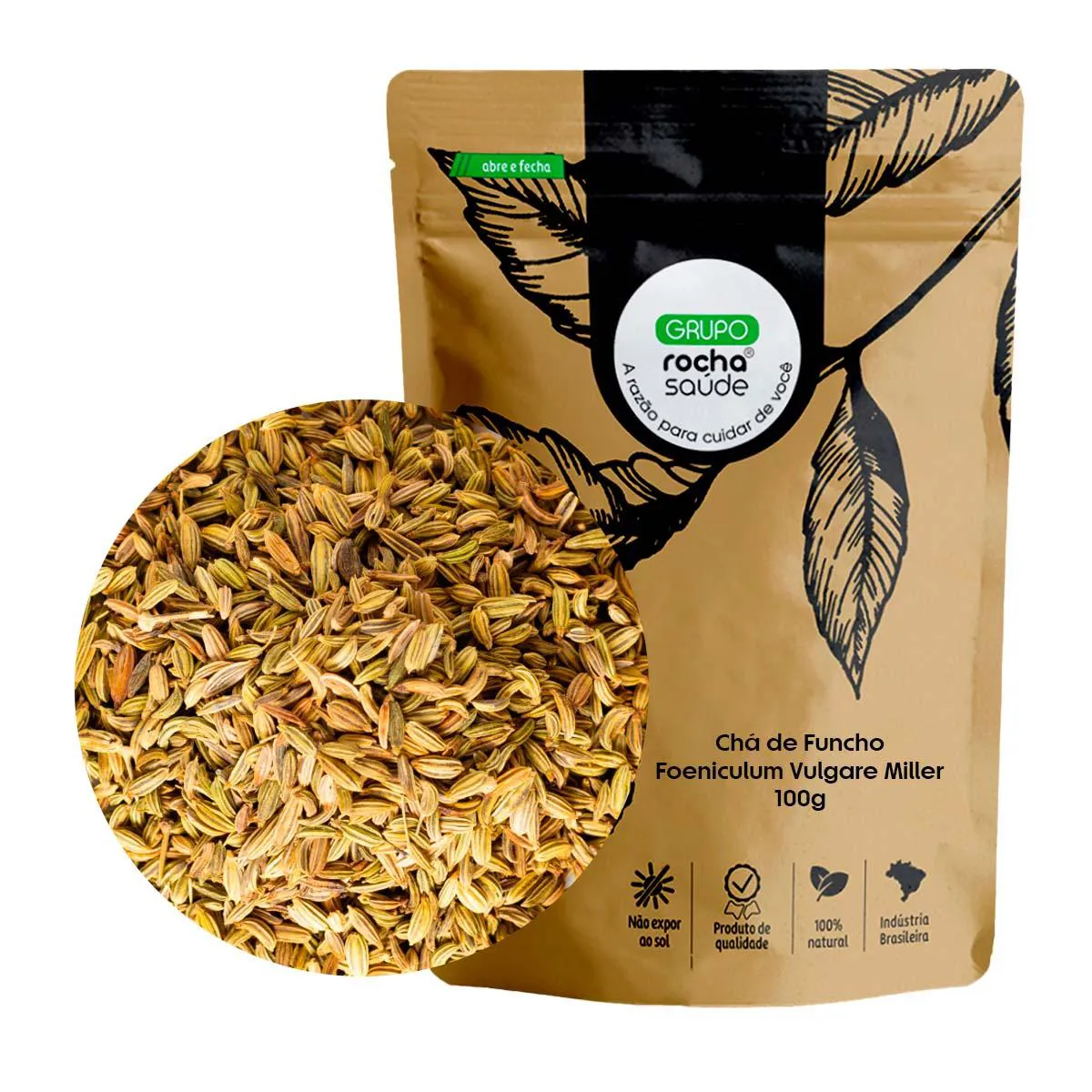 Chá de Funcho - Foeniculum Vulgare Miller - 50G