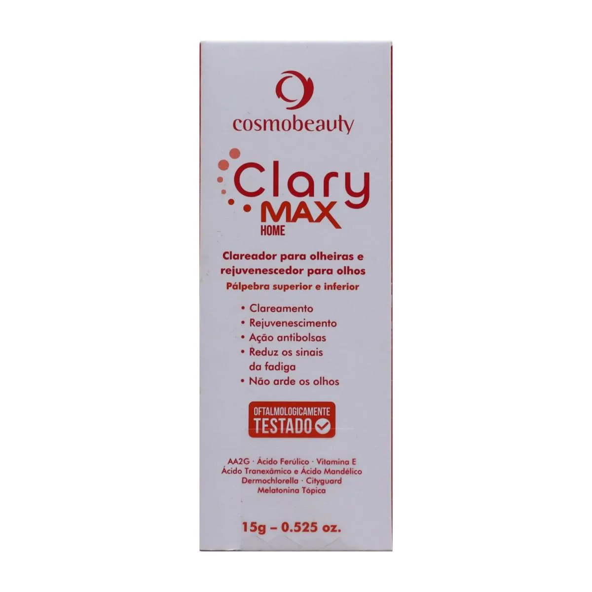 Cosmobeauty Clary Max Clareador Para Olhos Olheiras 15Ml