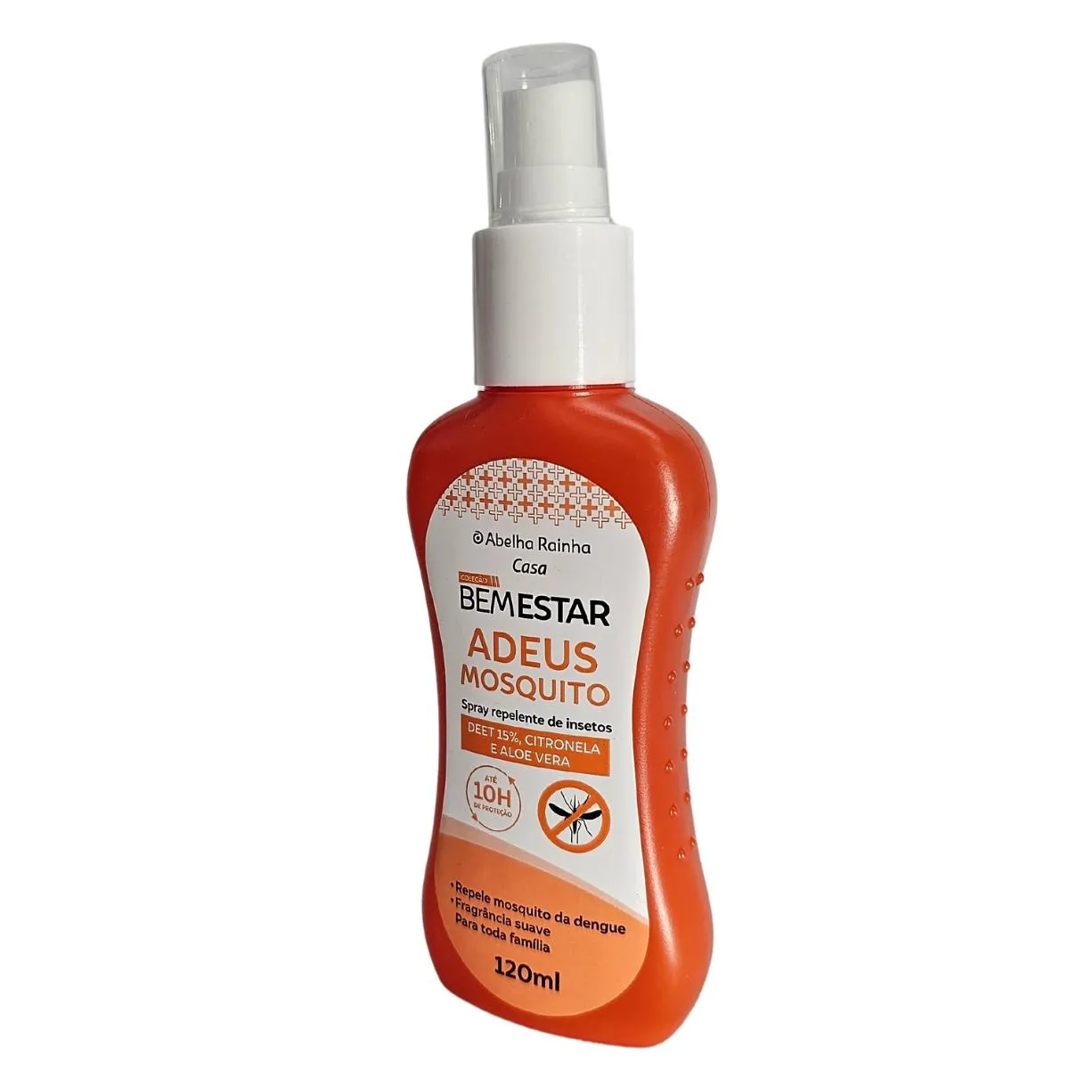 Repelente de Insetos Spray Adeus Mosquito Bem Estar Casa Abelha Rainha 120ml