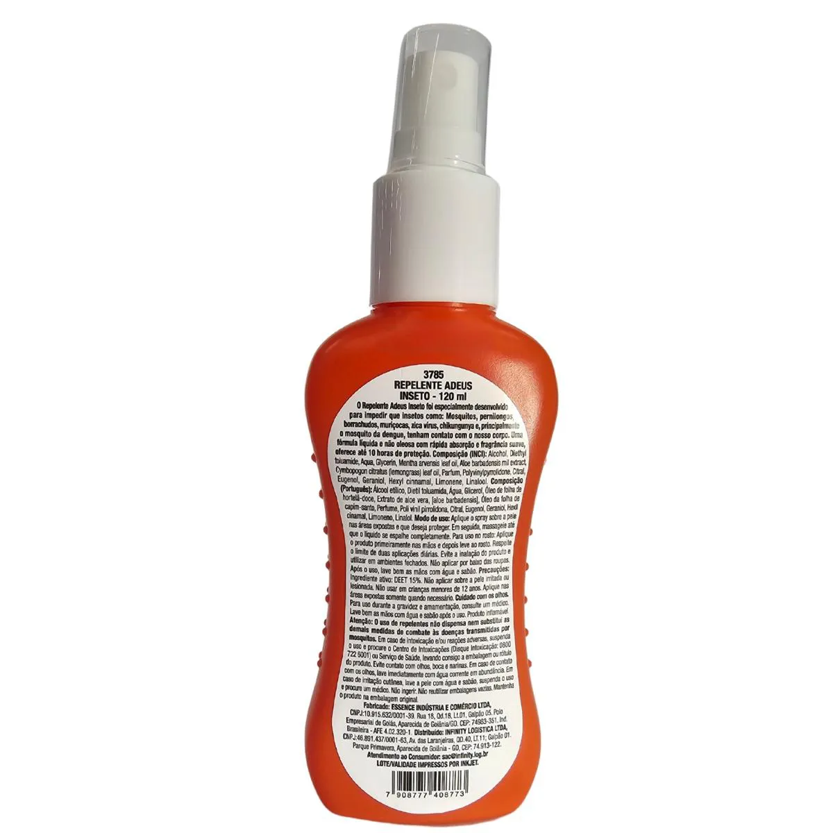 Repelente de Insetos Spray Adeus Mosquito Bem Estar Casa Abelha Rainha 120ml