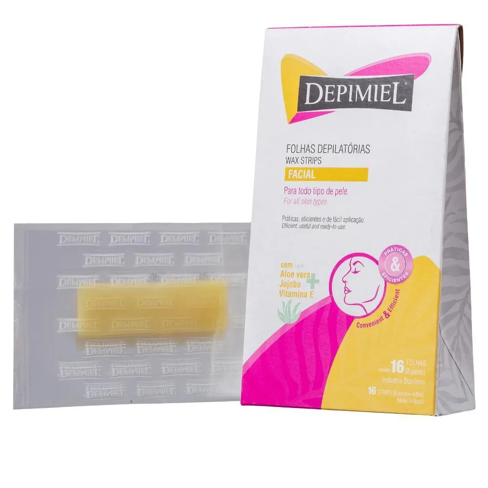 Depimiel Folhas Prontas Facial C/16 Unid.
