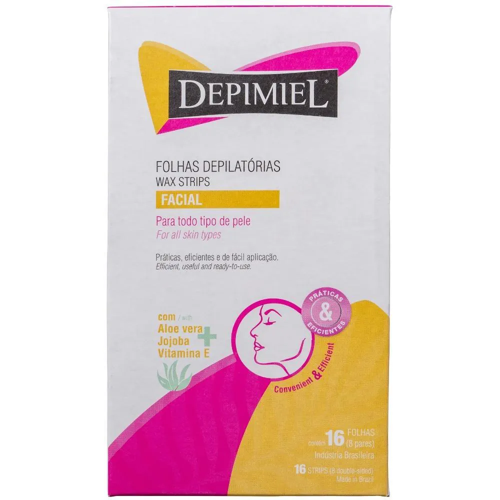 Depimiel Folhas Prontas Facial C/16 Unid.
