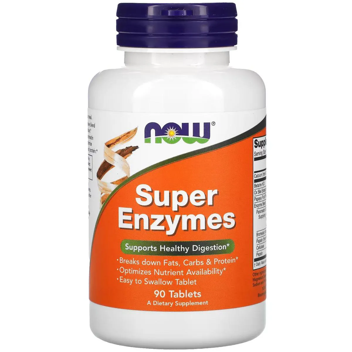 Super Enzimas 90 Tabletes - Now Foods