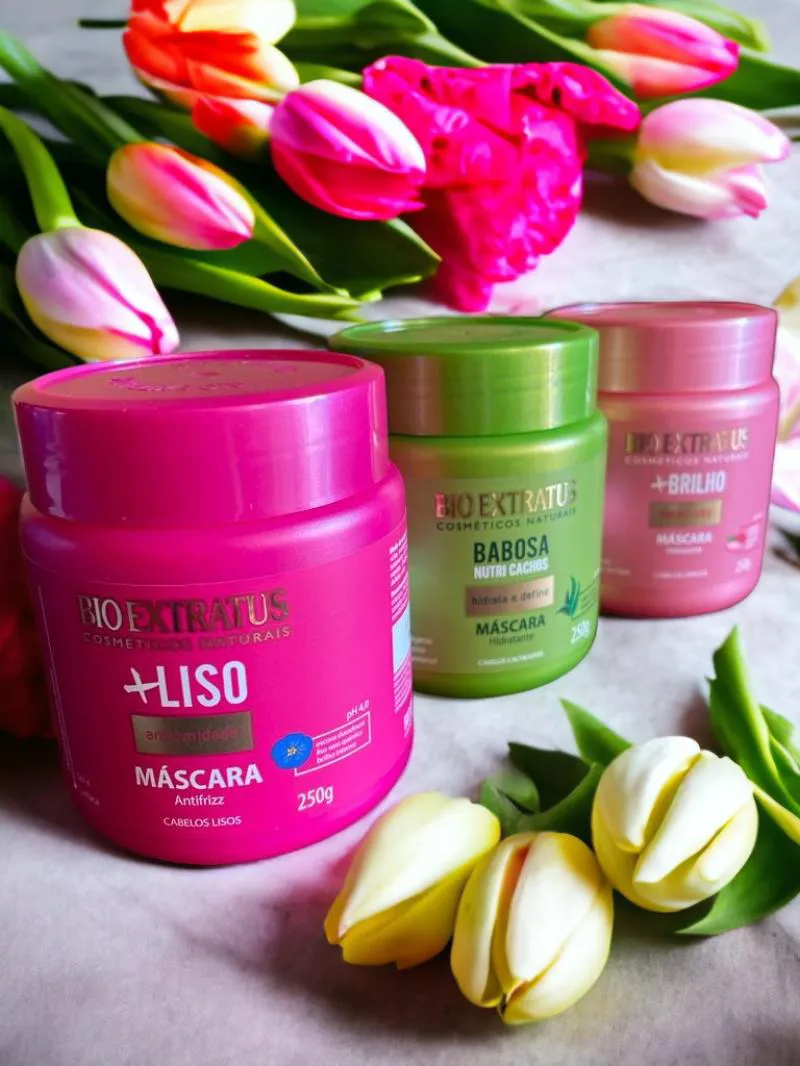 Kit Cronograma Capilar Hidratação Mais Liso + Nutri + Brilho 250Gr