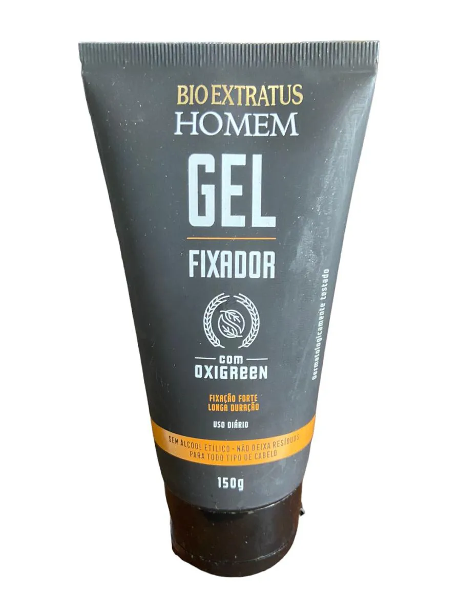 Gel Fixador Oxigreen Homem Cabelo e Barba 150 G