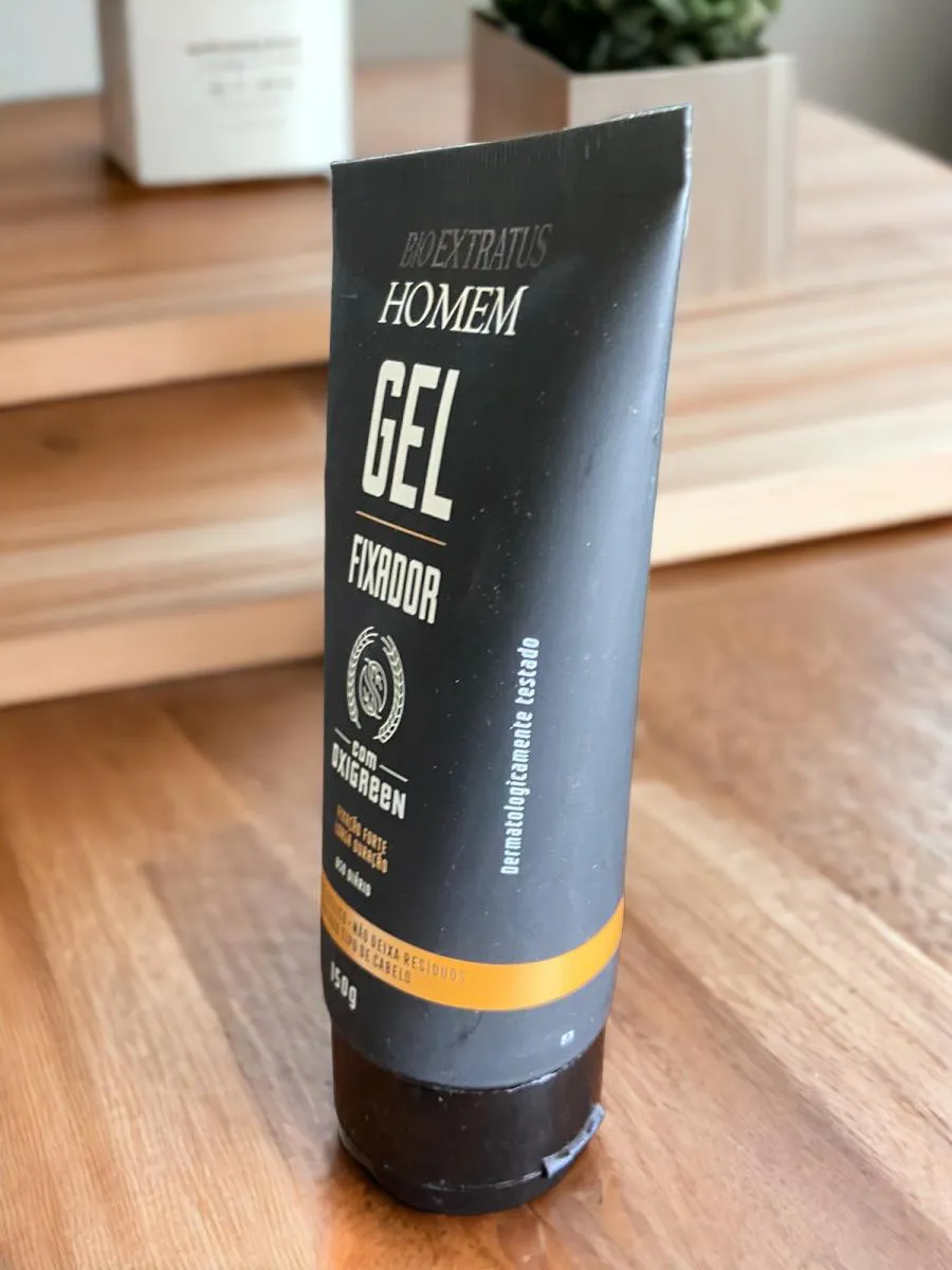 Gel Fixador Oxigreen Homem Cabelo e Barba 150 G