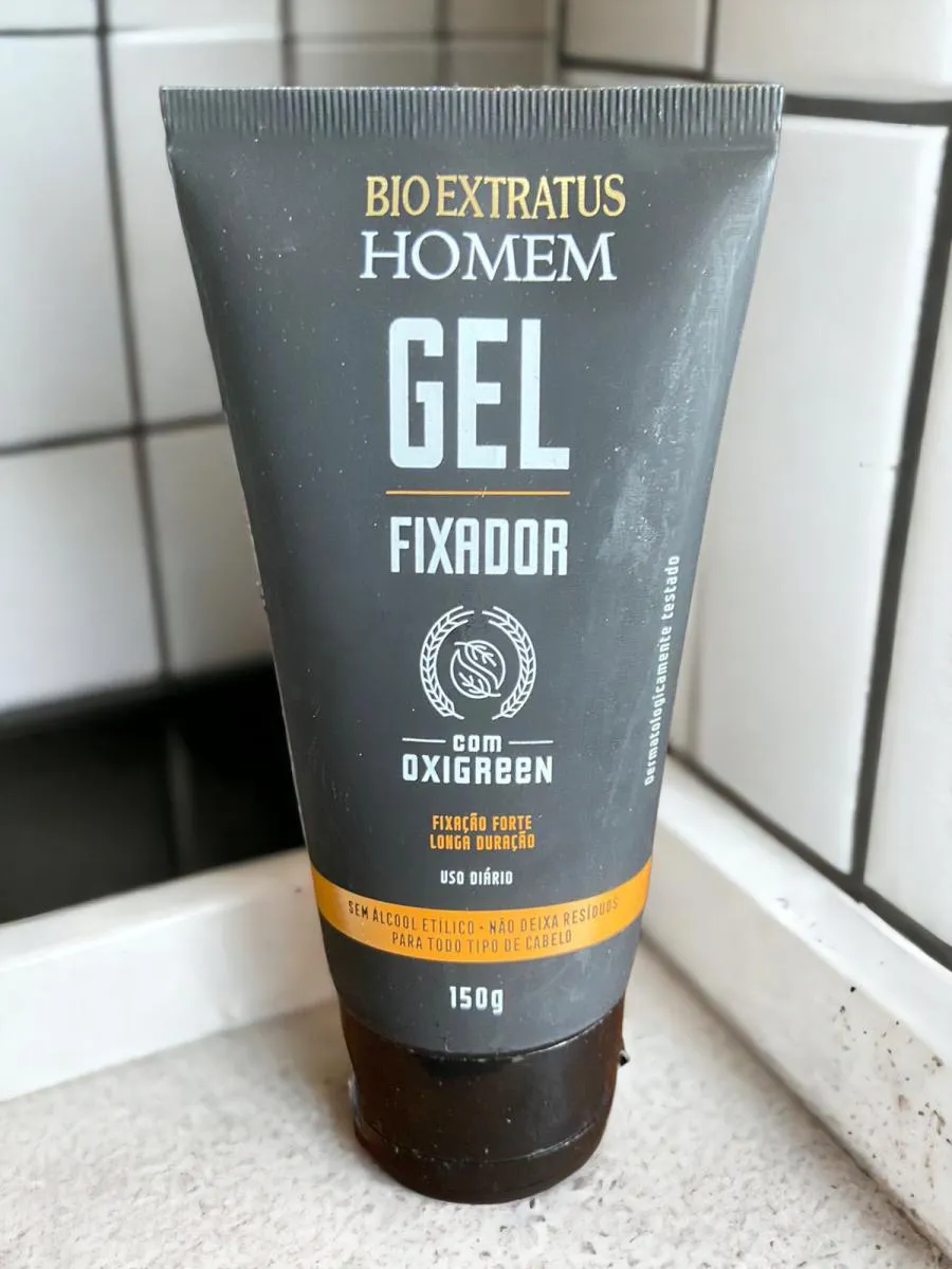 Gel Fixador Oxigreen Homem Cabelo e Barba 150 G