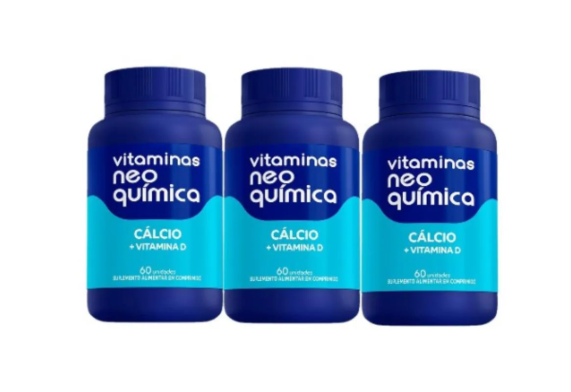 Kit 3 Suplemento Cálcio 60cpr – Neo Química
