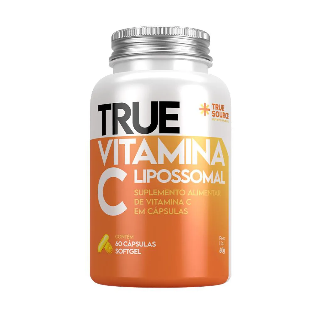 Vitaminas e Mineraistrue Vitamina C Lipossomal 60 cápsulas - True Source