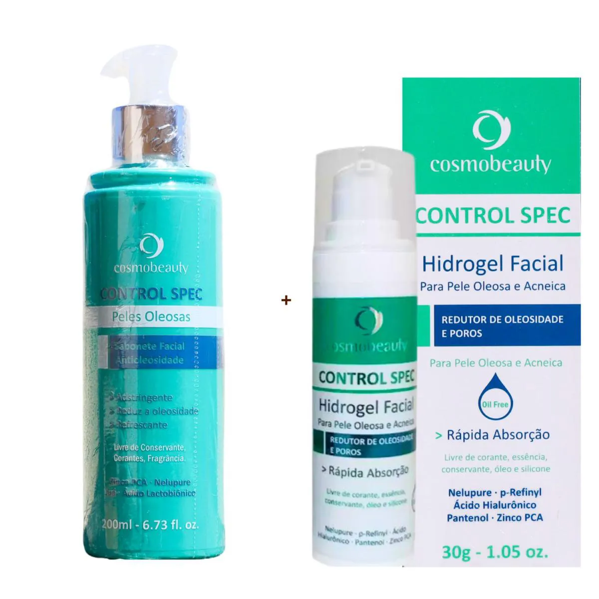 Cosmobeauty Kit Control Spec Sabonete + Hidrogel Anti Acne