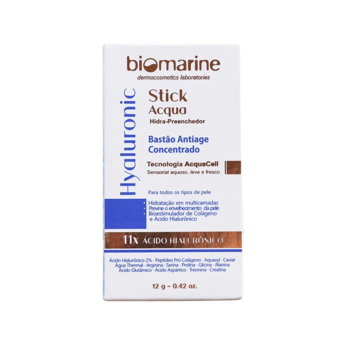 Biomarine Hyaluronic Stick Acqua Bastao Antiage 12G