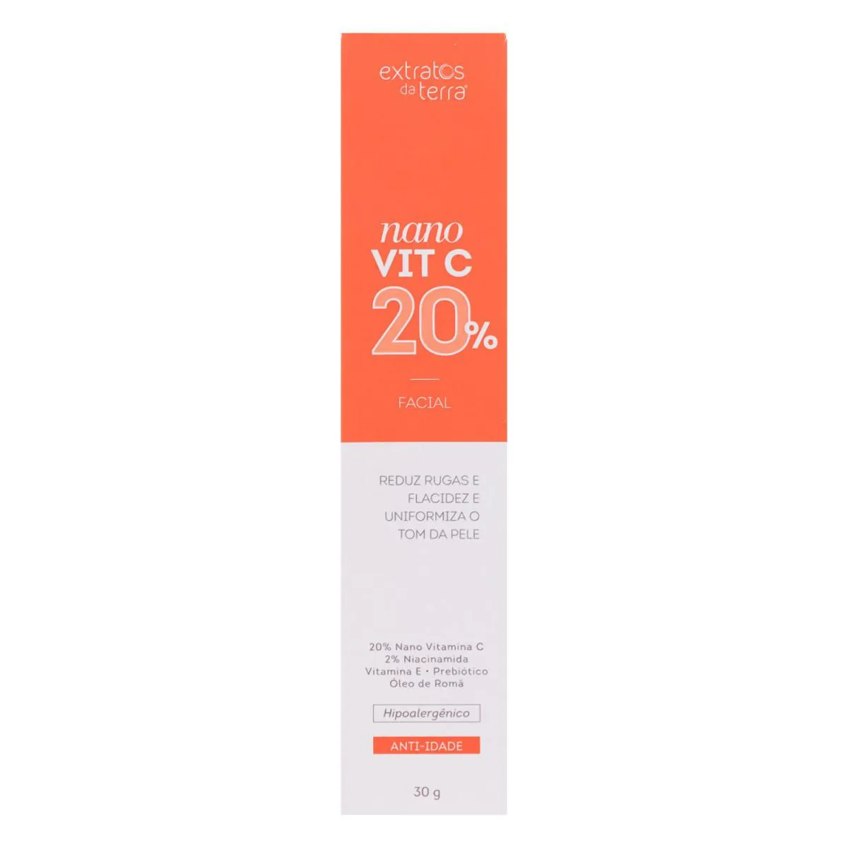 Extratos da Terra Vitamina C Nano Vit C 20% Anti Idade 30g