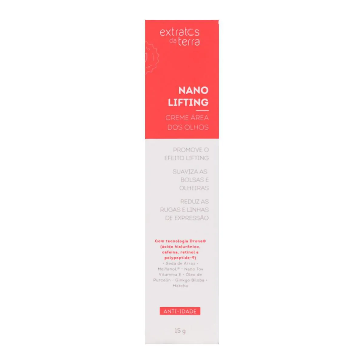 Extratos da Terra Creme para Area Dos Olhos Nanolifting 15g