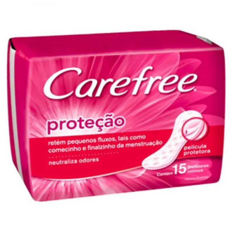 Protetor Diário Carefree Original 15 unidades