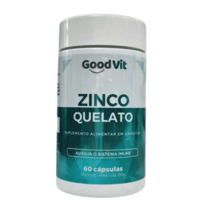 Zinco Quelato C/60 cápsulas - Goodvit