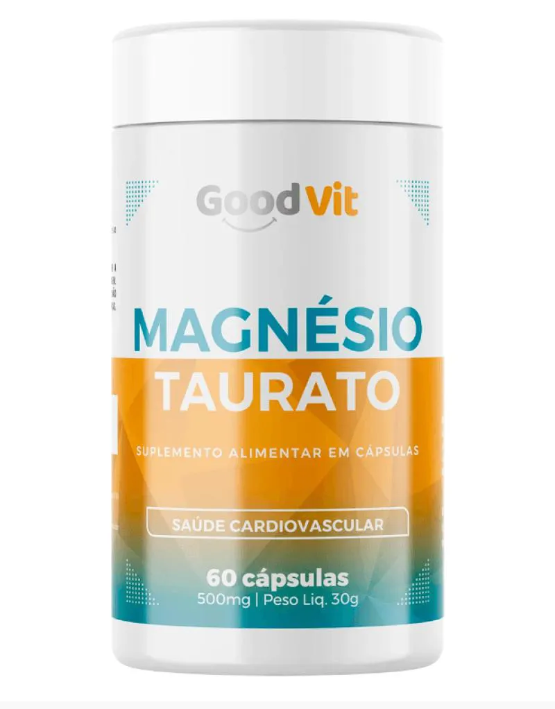 Magnésio Taurato C/60 cápsulas - Good Vit