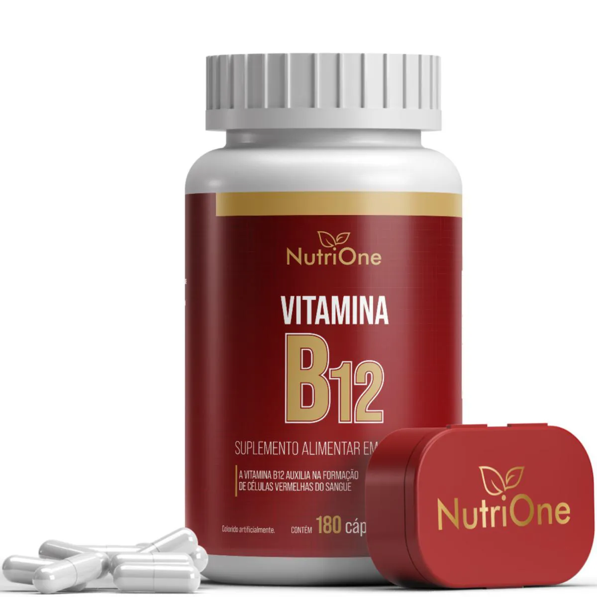Vitamina B12 Máxima Concentração 180 Cápsulas - Nutrione