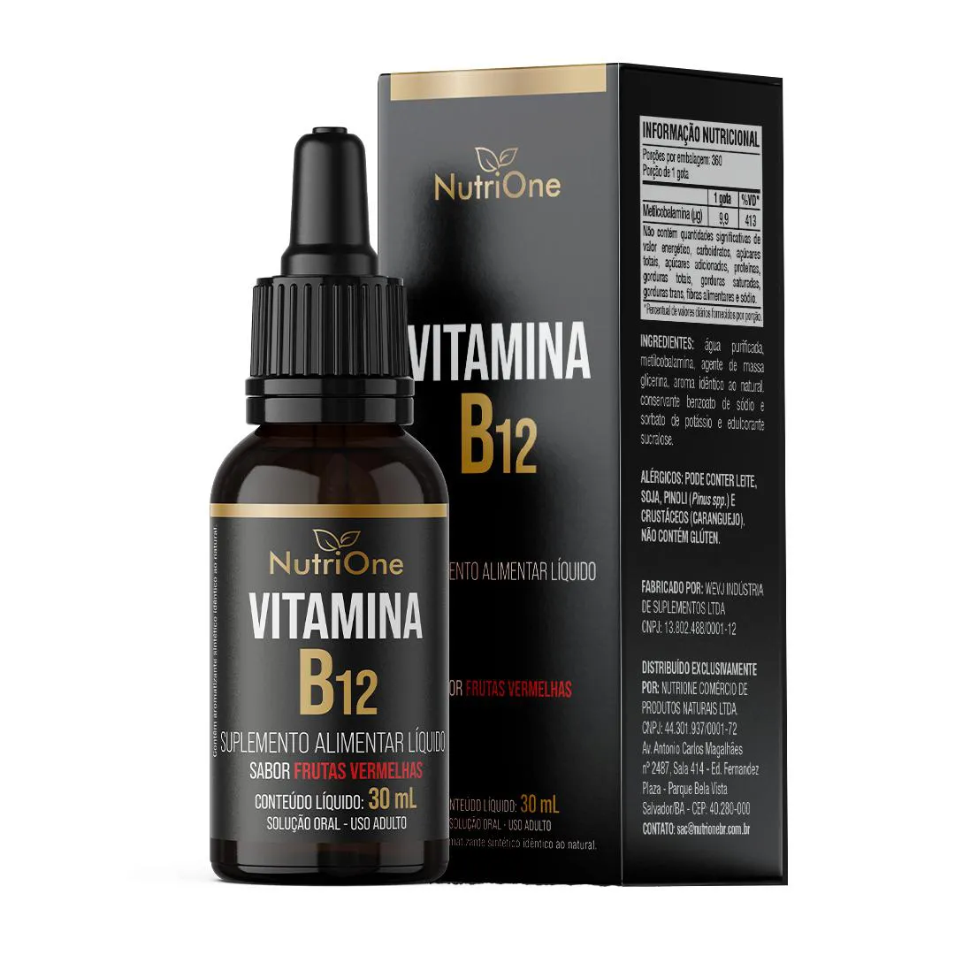Vitamina B12 Metilcobalamina Líquida Gotas 413% Vd Nutrione