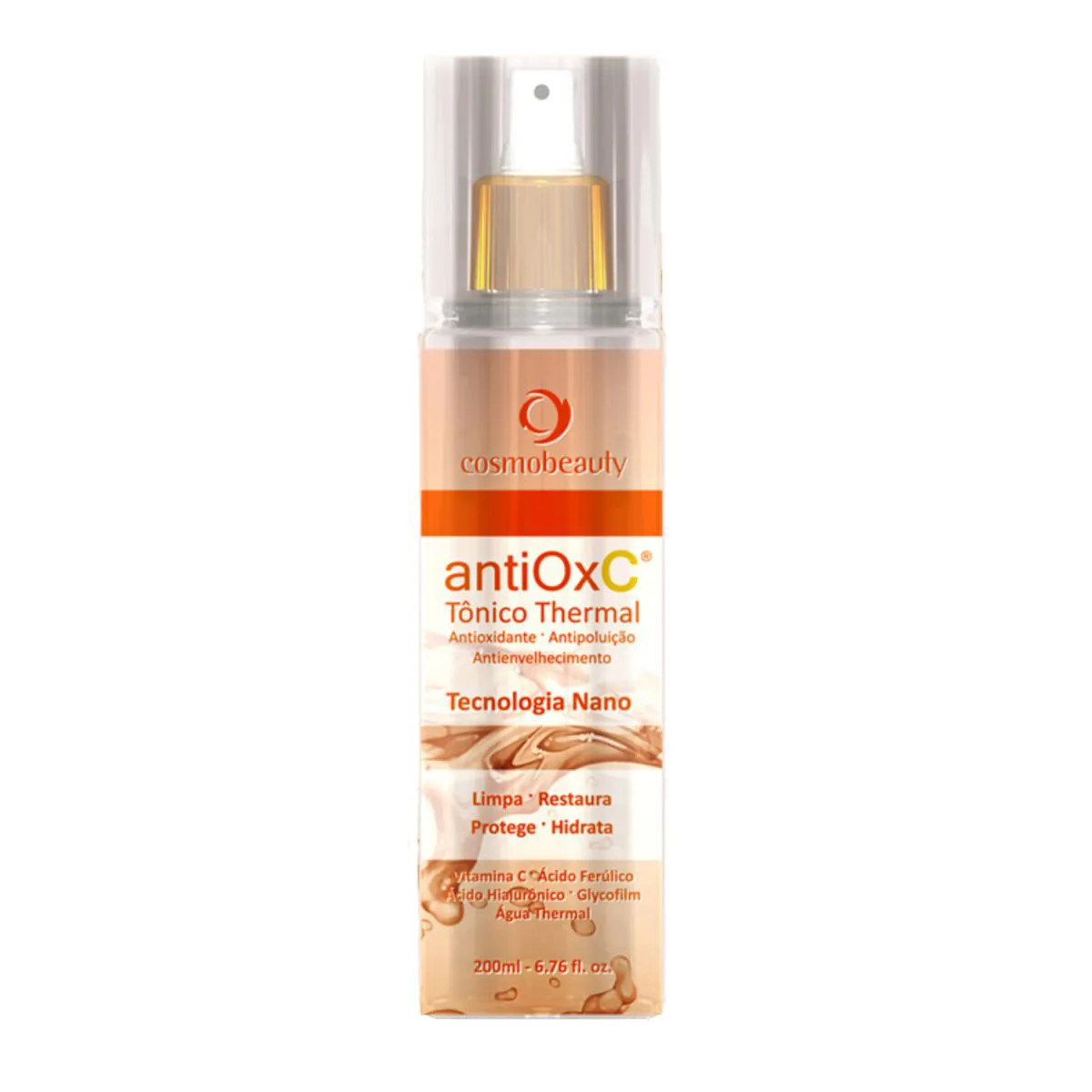 Tonico Thermal Facial Vitamina C Antiox Cosmobeauty 200ml