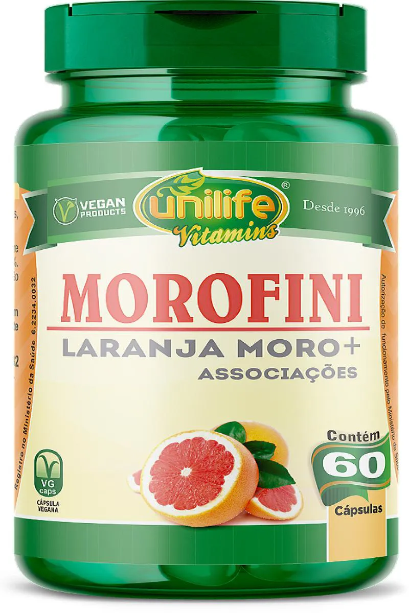 Morofini - Morosil - Laranja Moro + Associações - 60 cápsulas