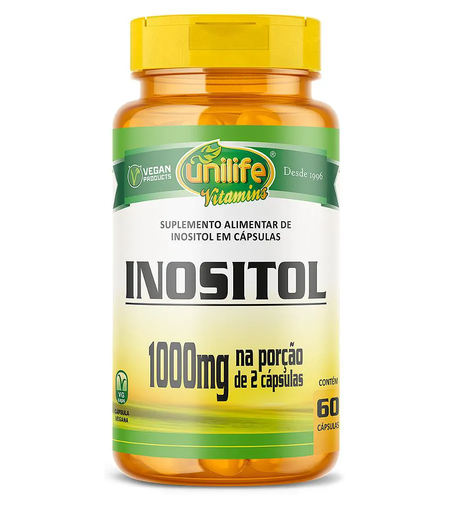 Inositol - 60 cápsulas 1000 Mg