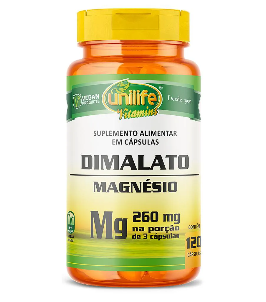 Magnésio Dimalato - 120 cápsulas