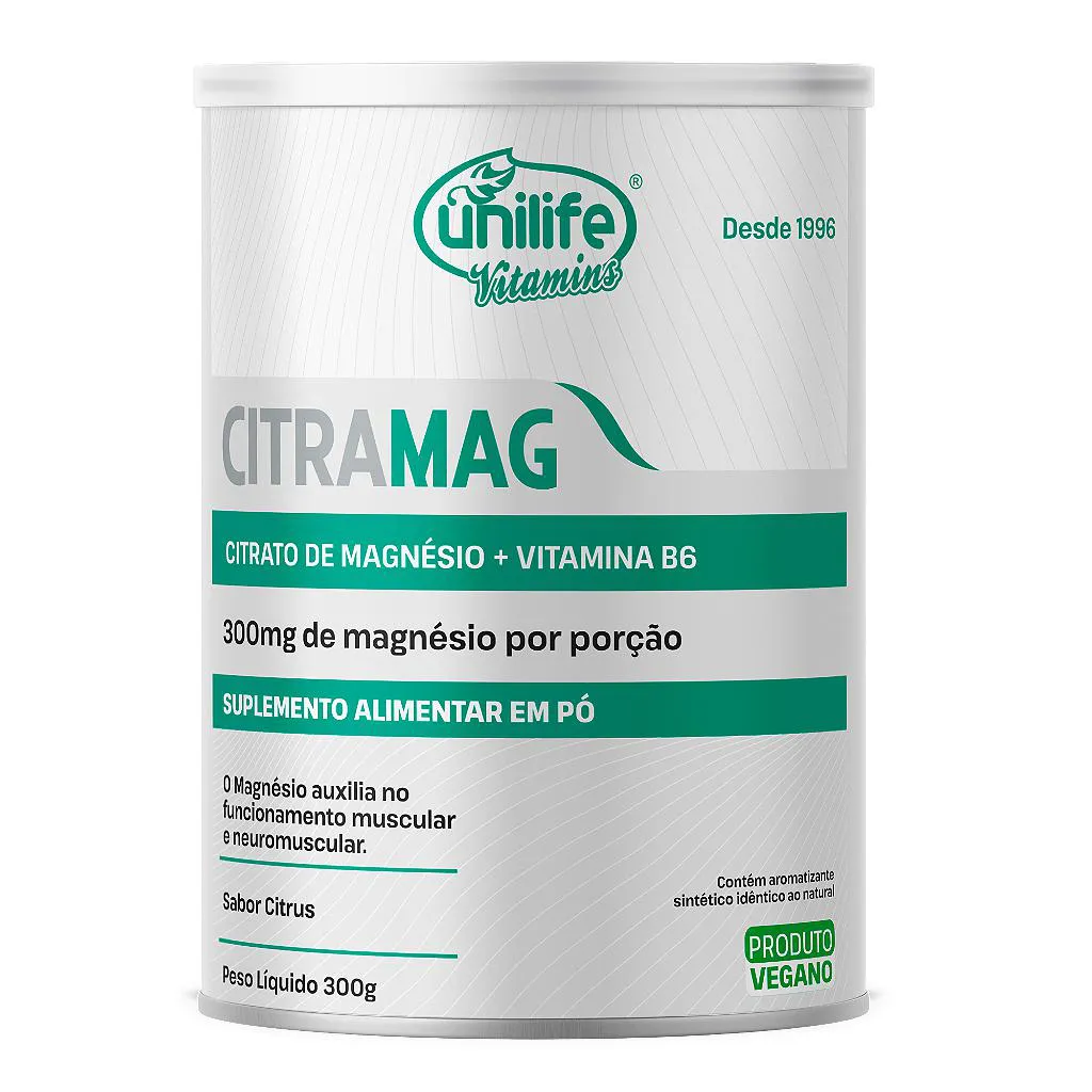 Citramag - Citrato de Magnésio - Sabor Citrus - **lançamento